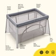 thumbnail image 5 of HARPPA Portable Travel Crib with Mattress, Foldable Playard for Baby and Toddler, 11lbs, Gray, 5 of 9