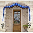 thumbnail image 3 of 10" (250mm) Shatterproof Shiny Blue Christmas Ball Ornament by Christmas by Krebs, 3 of 7
