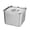 12cm Square, variant on mdesiwst Stainless Steel Square Seasoning Box with Handles Heavy-Duty Storage Container for Lard Sauces Condiments Rust-Proof Spice Box for Home Commercial Kitchen