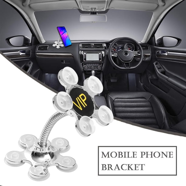 Metal Flower Magic Car Suction Bracket Sucker Stand 360 Rotatable Phone Holder Universal for Electronic Product
