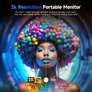 UPERFECT 22Inch Computer Monitor 60Hz Touchscreen 2560*1440P Portable Monitor