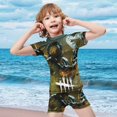 thumbnail image 4 of Dead by Daylight DBD Boys 2-Piece Swimsuit Set Bathing Suit Short Sleeve Swimwear Sets with Swim Trunk 9-11Y(140cm), 4 of 7