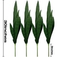 thumbnail image 2 of 4 Pcs Artificial Plants 30" Sansevieria Snake Plant Plastic Greenery Perfect Faux Agave Plant for Home Office Indoor and Outdoor Décor, 2 of 5