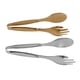 thumbnail image 1 of Pinzas Para Tenedor, Cuchara, Pinzas Para Servir Ensalada, Acero Inoxidable 304, Grado Alimenticio, Portátiles, Doradas Y Plateadas, Duraderas Para Cocina, 1 of 7