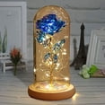 thumbnail image 3 of Glass Rose Flower Beauty Beast Dome Birthday with LED Lights, Forever Enchanted Preserved Roses Mother' s Day for Grandma Mom Daughter Wife Her Girlfriend, 3 of 5