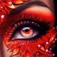 thumbnail image 1 of Diamond Painting 5D DIY Full Round Drill Art Eye Kit Decoración del hogar (B6691) FLhrweasw Nuevo, 1 of 9