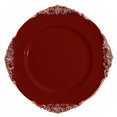 thumbnail image 2 of Balsa Circle 6 Burgundy 13" Acrylic Round Charger Plates Decorations Embossed, 2 of 8