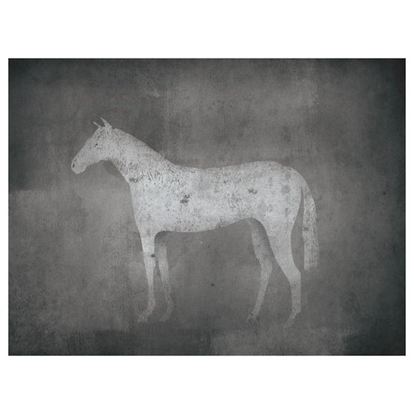 White Horse -Paper Art-50"x38"