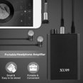 thumbnail image 4 of Amplificador De Auriculares, Estéreo Digital Negro Silencioso Dinámico, Amplificador De Auriculares HiFi, Para Reproductor De Música, 4 of 7