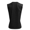 thumbnail image 4 of Soft Slub Cotton Sleeveless Henley Shirts for Men Classic 3 Button Placket Chest Pocket Workout Tank Tops, 4 of 4