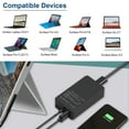 thumbnail image 5 of For Surface Book 2 Charger 102W 15V 6.33A Surface Laptop Power Supply Compatible with Microsoft Surface Book 2/3 Surface Laptop 2/3 Surface Pro 7 DC Cable 3.94ft with USB 5V 1.5A, 5 of 12