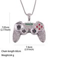 thumbnail image 3 of Jewelry Occident New Alloy Game Console Handle Hop Personality Men Necklace Necklaces for Women Alloy Silver, 3 of 3
