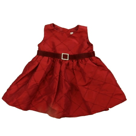 

Pre-owned Youngland Girls Red Special Occasion Dress size: 12 Months