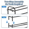 thumbnail image 4 of Zapatero ENJOYBASICS de 4 niveles, ajustable y extensible, negro, 4 of 7