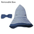thumbnail image 4 of Women Floppy Sun Beach Hats w/ Bow Wide Brim Summer UV Protection Foldable Gardening Hiking Cap by Solaris Navy, 4 of 6