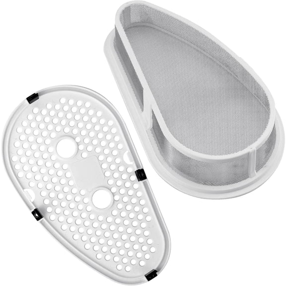 Upgraded W10828351 Dryer Lint Filter Screen & Cover Replacement, Compatible with Kenmore Whirlpool Stackable Washer Dryer, Replaces 8531964 8531967 8531966 AP5985829