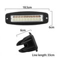 thumbnail image 4 of 2X 7 Inch Dual-Color 100W Led Work Light Bar Flush Mount Flood Driving Fog Lamp, 4 of 10