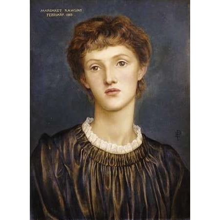 Morgan Portrait - Portrait of Margaret Rawlins Poster Print by Evelyn De Morgan