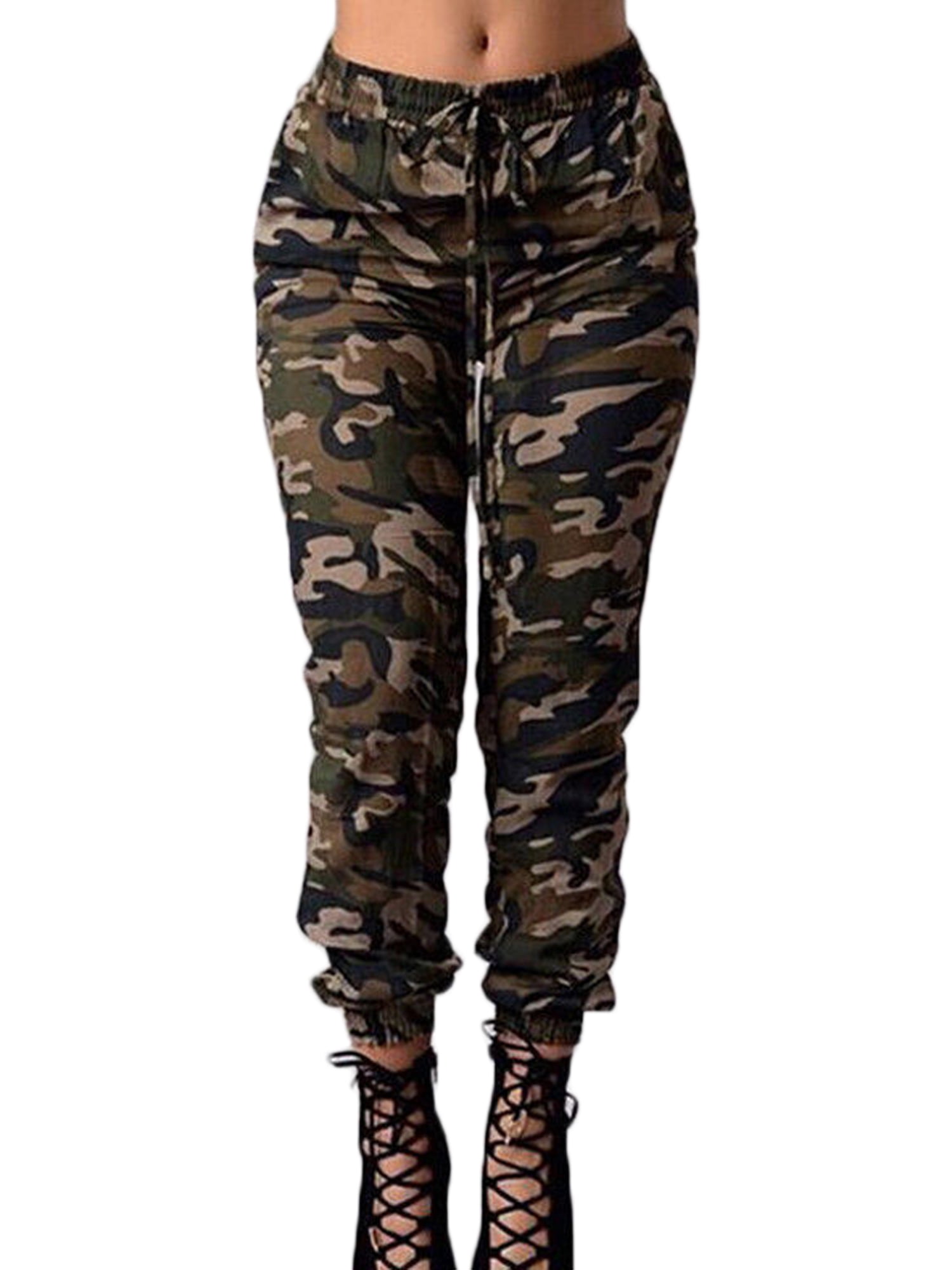 camo track pants womens