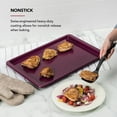 thumbnail image 4 of KitchenAid Aluminized Steel Nonstick 13x18-inch Cookie Baking Sheet Pan, Beetroot Purple, 4 of 8