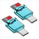 thumbnail image 1 of 2X Adaptador de Lector de Tarjetas Micro-SD, USB Tipo C una Lector de Tarjetas Micro-SD/TF Adaptador de Tarjetas Micro-SD para Tipo-C,A, 1 of 5