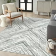 thumbnail image 2 of Wonnitar 5x7 Geometric Rugs for Living Room, Soft Washable Bedroom Rug, Non Slip Ultra-Thin Carpet for Playroom Office, 2 of 7