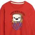 thumbnail image 3 of Instant Message - Peanut Butter & Jellyfish - Toddler & Youth Long Sleeve Graphic T-Shirt, 3 of 6