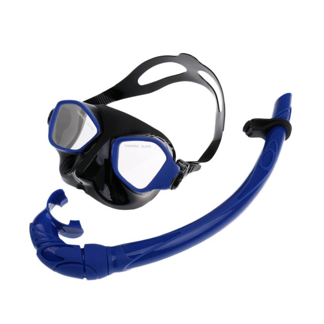 Buceo Natación Snorkel y Snorkel Set Azul shamjiam Gafas de buceo