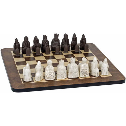 French Lardy Staunton Chess Set Golden Rosewood & Boxwood Pieces with  Walnut Chess Box - 3.25 King