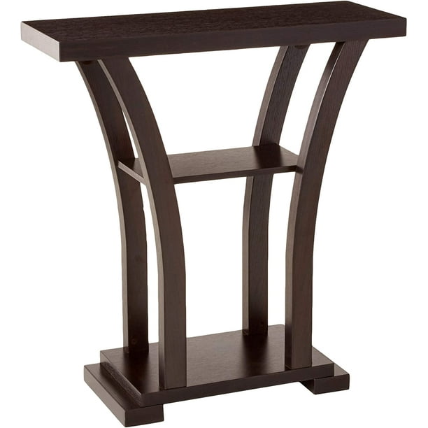 Crown Mark Dr Console Table Espresso Modern Design With Two Shelves Clean Lines And Sleek Legs Gives The Smooth By Brand Com Crown Mark Dr Console Table, Modern Espresso Console Table