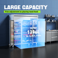 thumbnail image 4 of Coolake Commercial Refrigerator and Freezer Combo, 72" W Dual Temperature Zones, 54 Cu.ft 3 Door, 4 of 9