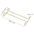 thumbnail image 2 of 10.24 Inch Wine Glass Holder, Stainless Steel Wine Glass Rack, Bronze, 4pack, 2 of 7