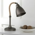 thumbnail image 1 of Safavieh Lighting Collection Nari Dark Grey 20-inch Bedroom Living Room Home Office Desk Dorm Study Nightstand Task Table Lamp (LED Bulb Included), 1 of 4