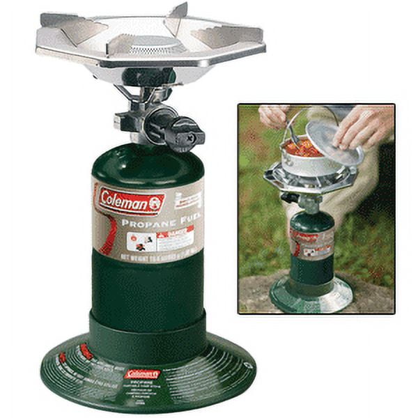 Coleman Gas Stove | Portable Bottletop 1 Burner Propane Camping Stove with  Adjustable Burner