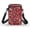 Animal Paw Prints Heart Shapes, variant on Shoulder Bag for Men, Women Polyester Travel Crossbody Purse with Adjustable Strap