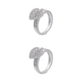 thumbnail image 1 of Sonducket Anillo ajustable único de cobre, joyería elegante, regalo para mujer, anillo de plata para mujer, anillo abierto para dedo Type1 NO1, 1 of 6