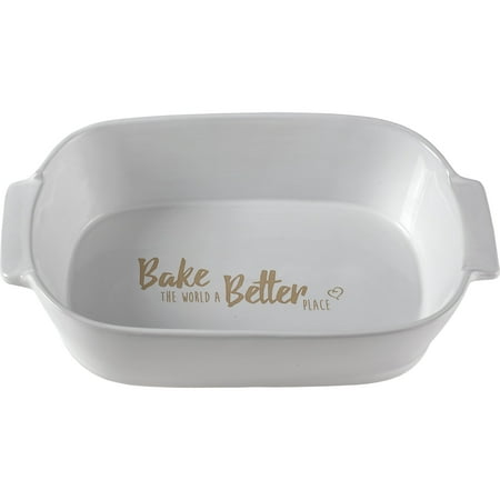 Precious Moments Bountiful Blessings Bake The World A Better Place Ceramic 11 x 7 inch Loaf Pan (Best Ceramic Loaf Pan)