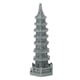 thumbnail image 2 of EeaseMX 1 pieza de adorno paisajístico con forma de pagoda, estatua de pagoda de arenisca, decoración de jardín, 2 of 8