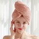 thumbnail image 3 of Toalla para el cabello Envoltura de cabeza de turbante absorbente de secado rápido para mujeres con botón (2 piezas) Vhermosa, 3 of 5