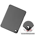 thumbnail image 6 of ShellTech Case for iPad Air 11 inch 2024 with Pencil Holder,Slim Leather Smart  Auto Wake/Sleep Cover Full Body Protective Trifold Stand Soft TPU Back Case For iPad Air 11" 2024,Gray, 6 of 8