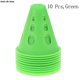 thumbnail image 3 of Nuevo 10 piezas/lote de cilindros cónicos de entrenamiento de fútbol y rugby para deportes al aire libre, obstáculos para trenes de fútbol para patinaje sobre ruedas, 3 of 5