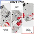 thumbnail image 6 of FORMRS Boys Pajama Pants with Pockets Size 9-10Y Kids Lounge Sleep Bottoms, Gray Christmas Santa, 6 of 8