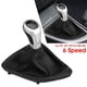 thumbnail image 2 of 6 Speed Manual Shift Knob Shifter Lever Boot Cover For- 1 Series E81 E87 E87Lci E88 E82, 2 of 5