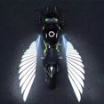 thumbnail image 2 of ZOUSSIQI Kit de Projection d'Ailes d'Ange pour Moto, 2 Pcs Projecteur d'Ombre d'Aile d'Ange LED pour Moto, Lumière de Bienvenue CA919-65661, 2 of 6