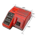 thumbnail image 2 of M12-18C Li-ion Battery Charger for Milwaukee 12 V 14.4V 18V C1418C 48-11-1815/1828/1840 M18 M14 M12, 2 of 5