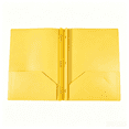 thumbnail image 3 of Plastic Folders with Pockets and Prongs Two-Pocket Plastic Folders with Three-Hole Prong Fasteners, Durable File Holders 2-Pocket 3-Prong Poly Folder with Business Card Holder, 9.4" x 11.4", 3 of 9
