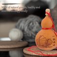thumbnail image 4 of 1 PC Caballo decorativo de vino con tapón y chismes tallados (caqui), 4 of 8