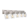 thumbnail image 2 of 53505-BNK Craftmade Lighting Trystan 5 Light Transitional Bath Vanity in Transitional Style - 38 inches wide by 10 inches high-Brushed Polished Nickel, 2 of 3