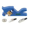 thumbnail image 4 of Menuiserie, Coin de Bord, Raboteuse, Niveau de 45°, Manuel, Chamfer, Taille, Aplatissement Plat +U Type Bleu, 4 of 9