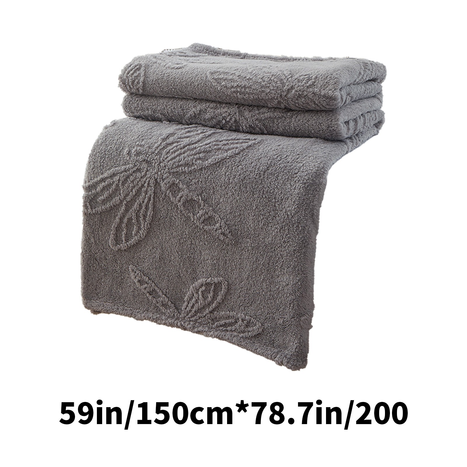 Fleece Throw Blanket for Couch and Bed, 60x78 Inches Soft Cozy